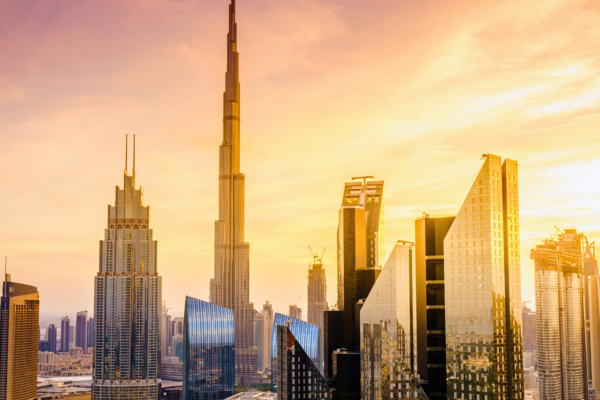 dubai city & burj khalifa